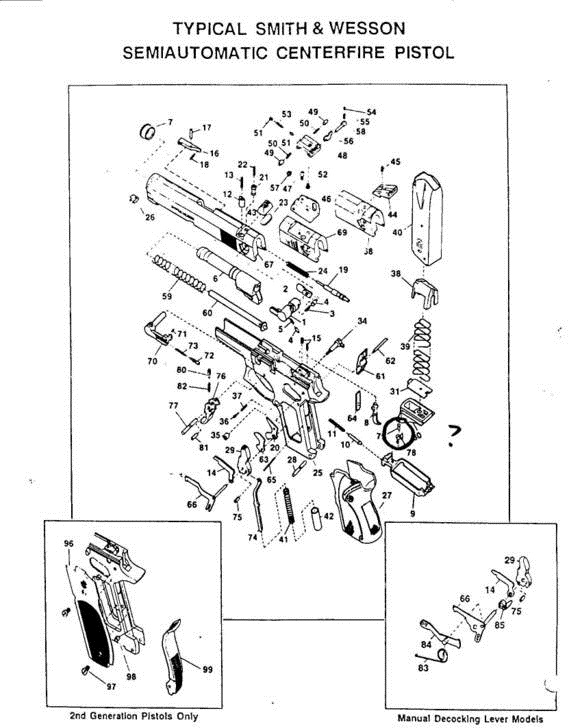 S&W Assorted Parts & Models
