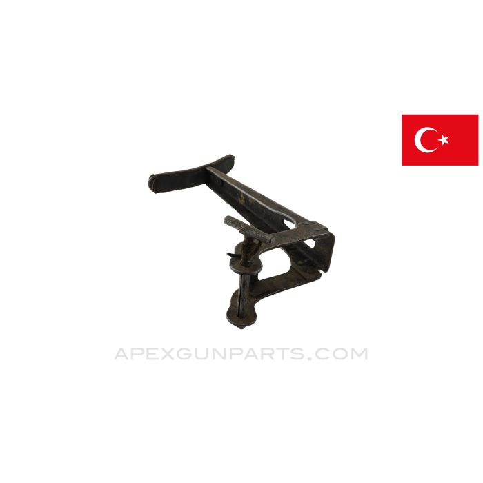 Maxim MG-08 Anti-Aircraft Shoulder Stock and Mount, With Pin, Green Painted *Good* 