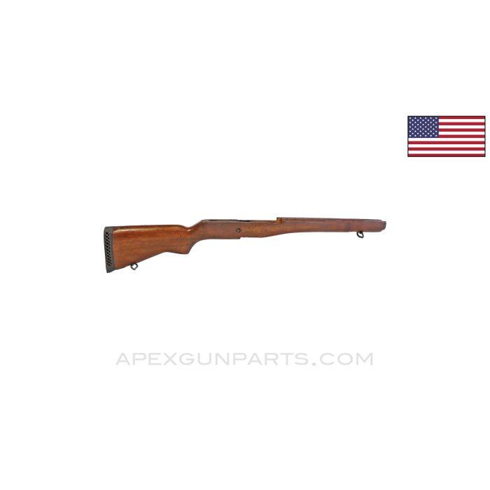 M14 Stock, 32.75", w/ Marlin Rubber Buttpad, Cracked, Wood *Good* 