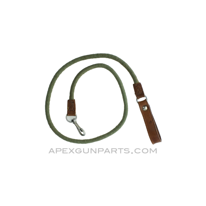 WWII Russian Nagant M1895 Revolver Lanyard, Canvas, *Excellent* 