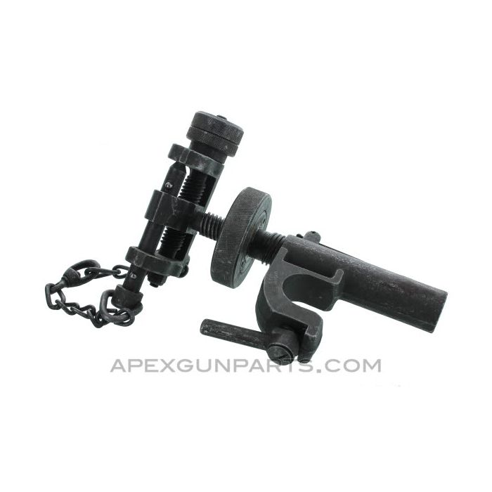 T&E Mechanism, Fits M3 Tripod & M2 .50 Browning, Complete with Early Pin, *Good* 