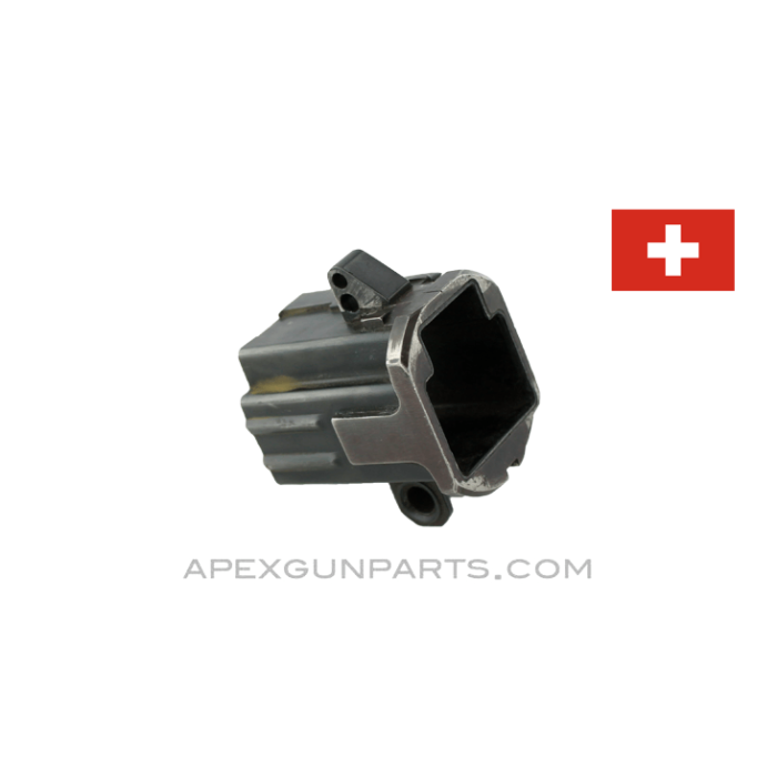 Swiss Stgw 57 Rear Receiver Section, Saw Cut / Demilled, Swiss *Good* 