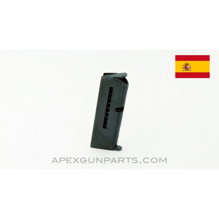 Llama Especial Pistol Magazine, 6rd, Blued, Aftermarket, .25 ACP *Good*