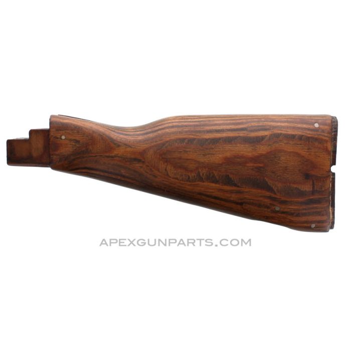 Romanian AK-47/ AKM Laminated Buttstock, Wooden, *Refinished* w/ Blemish   