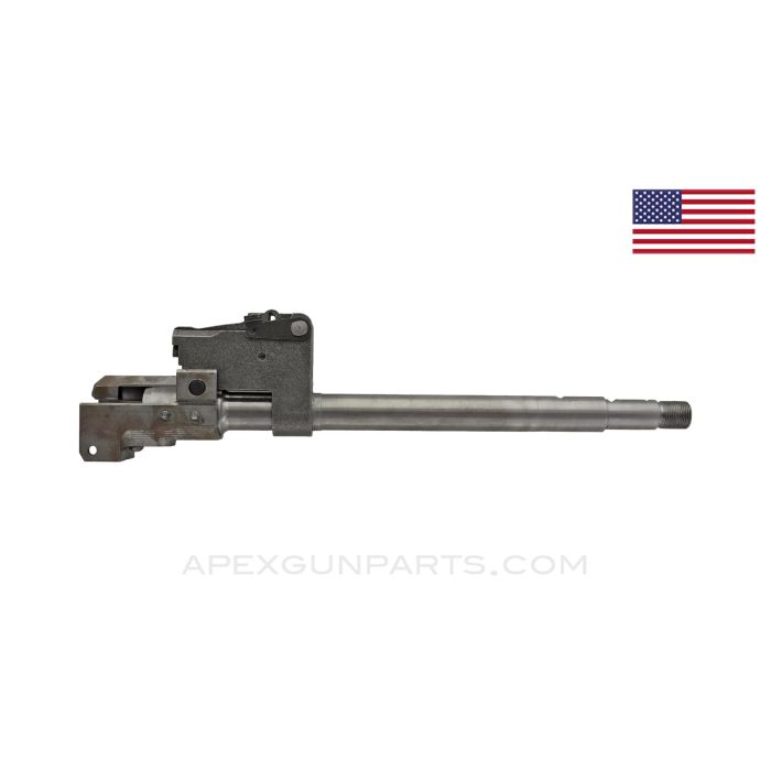 AK Pistol Project Barrel, 10.5", w/ Trunnion and Stripped Rear Sight Base, 7.62x39 *Unused Sold AS IS* US Made 922(r) compliant part