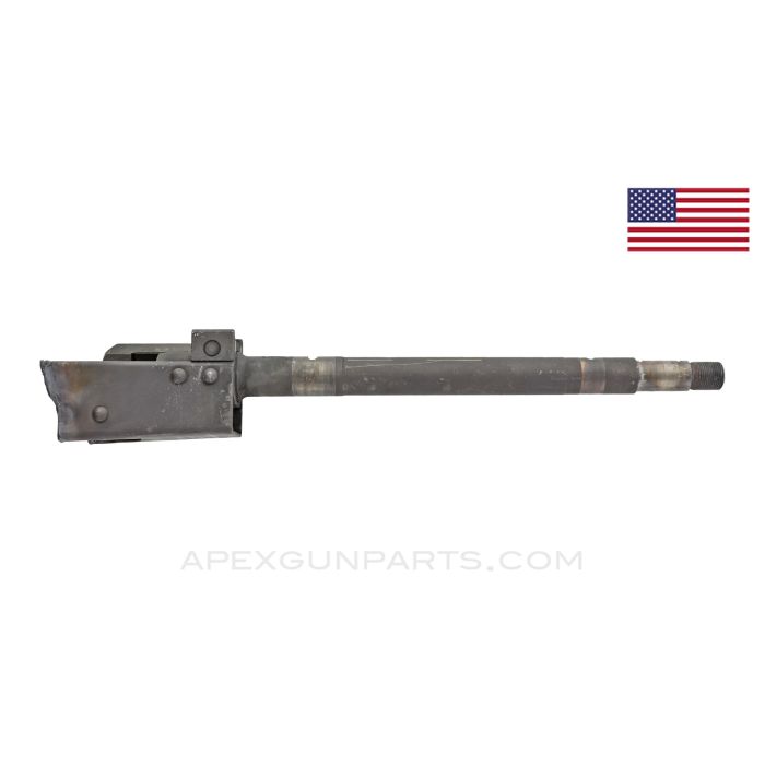 AK-47 Pistol Barrel and Front Trunnion, 10.5", Nitrided, 14X1 LH Muzzle Thread, 7.62x39 *Very Good* US Made 922(R) Compliant Part