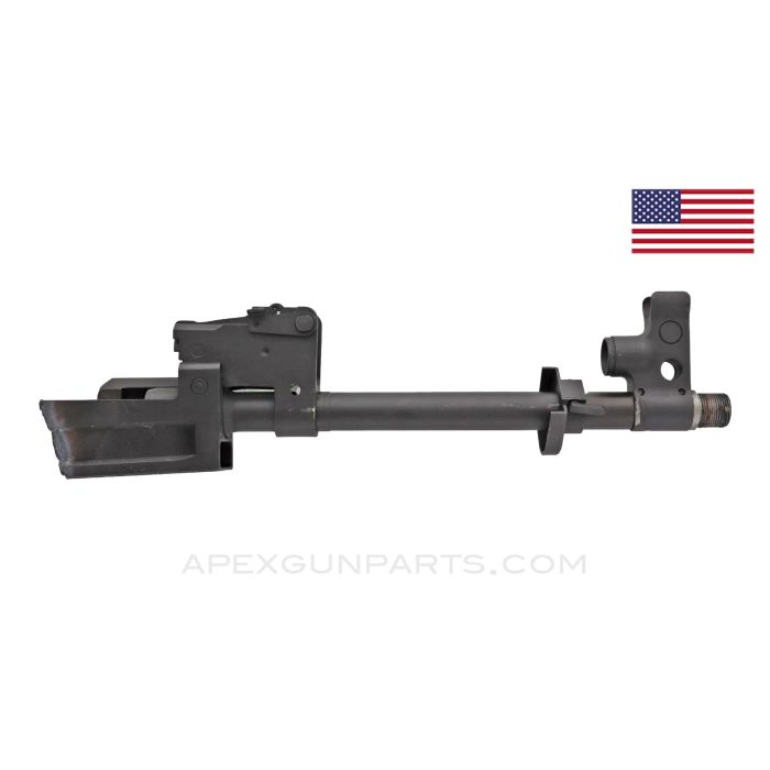 C39V2 AK Populated Pistol Barrel w/Receiver Stub and Bullet Guide, 10.5", Nitrided, 7.62x39 *Very Good* US Compliant Part