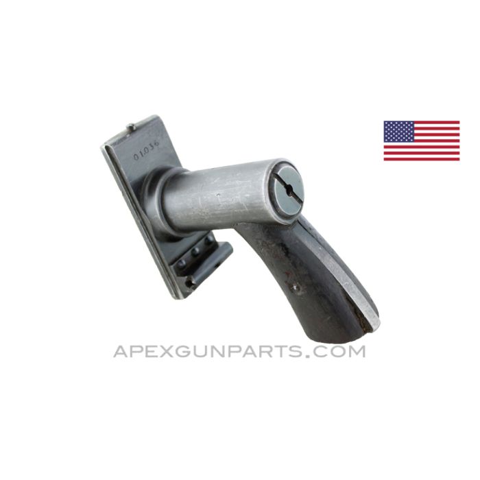 Browning 1928 Back Plate Assembly, 2 Piece Wood Grips, Colt *Good* 