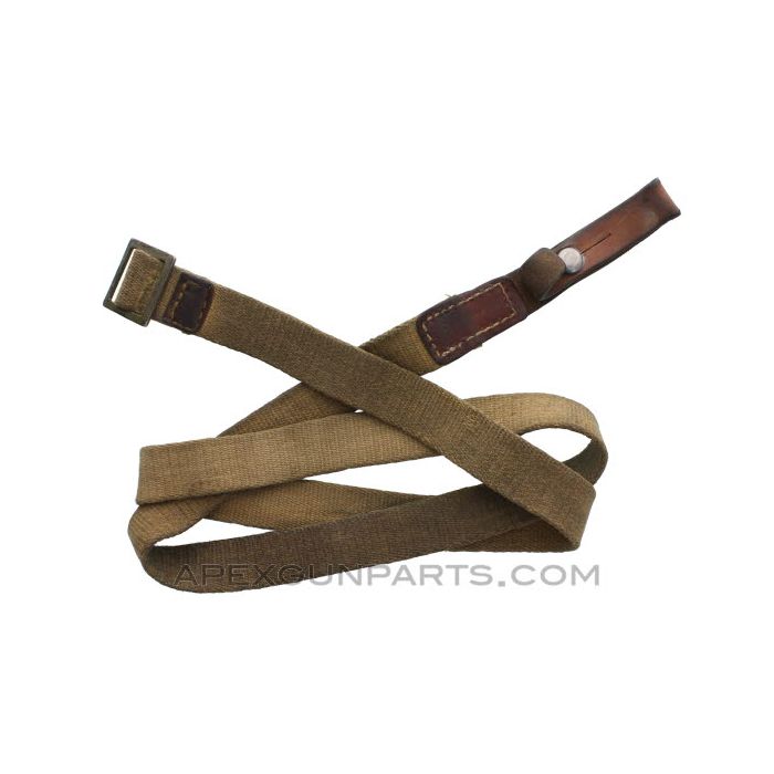 Czech VZ-58 Rifle Sling, Green Canvas, *Good* 