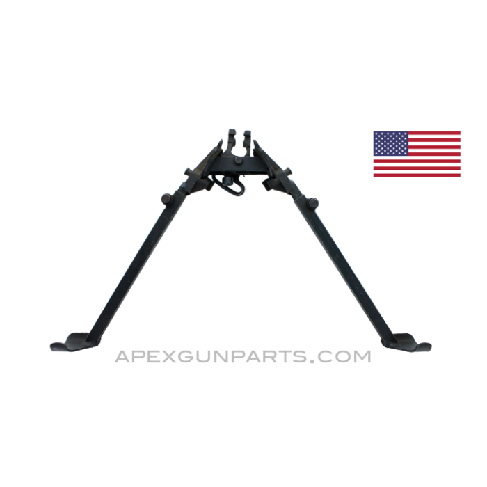 M14 Rifle Bipod, 5-Position, with Sling Ring, *Very Good* 
