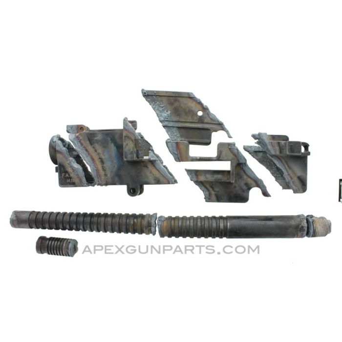 Madsen 1946 Torch Cut Receiver and Barrel Pieces, *Used*