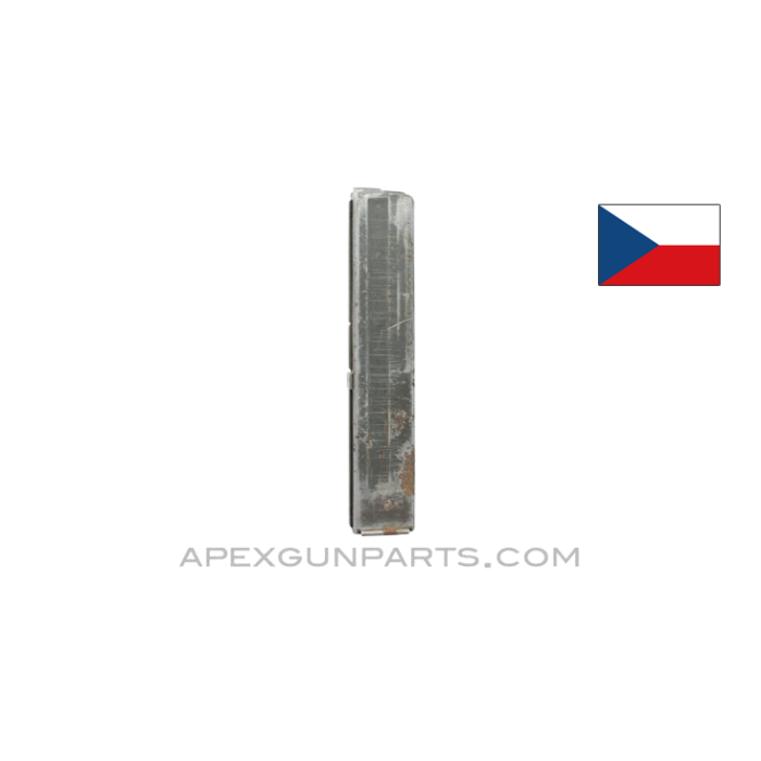 Czech CZ Model 25 Magazine, 32rd, 7.62X25, Steel, *Good*