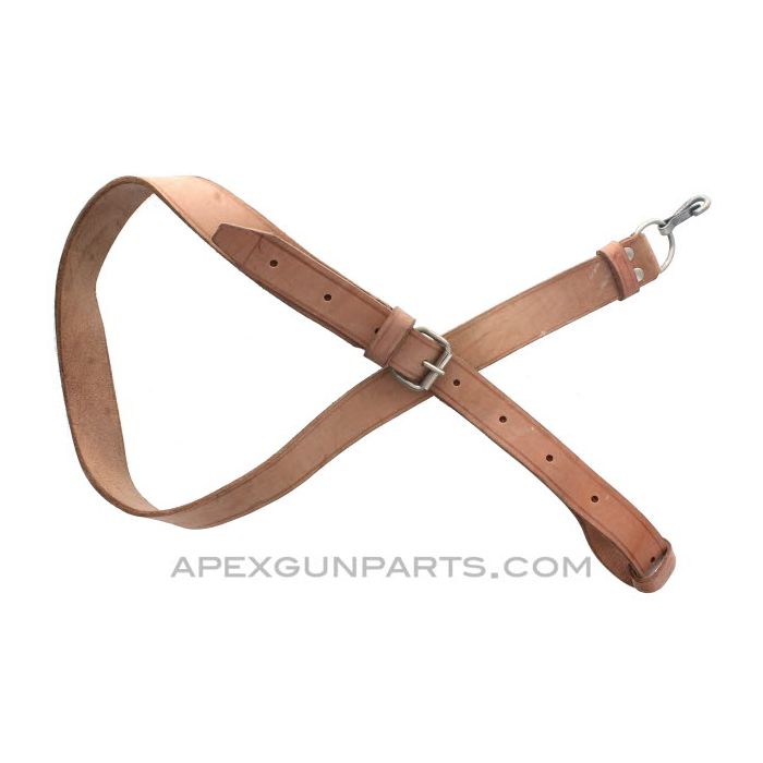 Hungarian AK-47 Sling, Leather, *Good to Excellent*