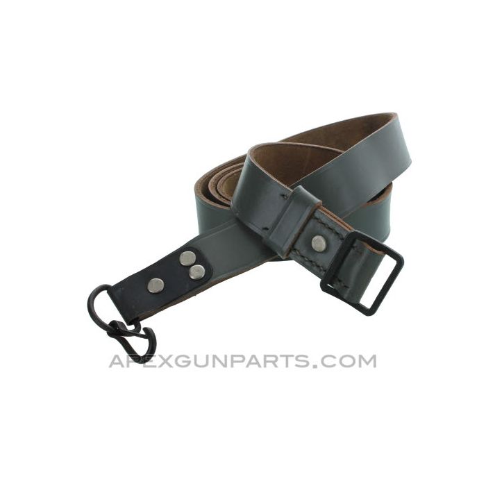 Romanian AK-47 Leather Sling, Gray, *Excellent*
