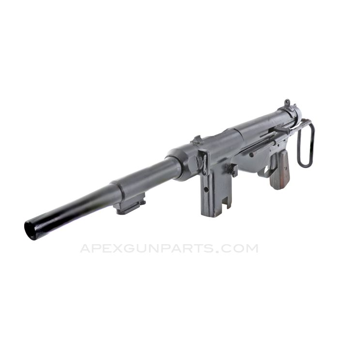 FBP M/948 Display Gun, Non-Functional 9MM Submachinegun w/Wire Stock, Bayonet Lug,  Steel *Good* 
