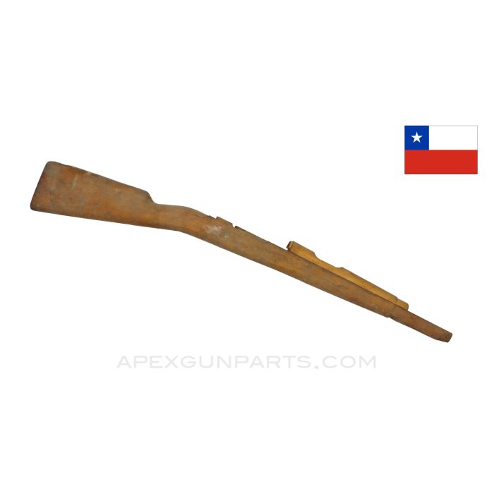 Chilean M93/M95 Mauser Carbine Stock Set, No Parts Fitted, 34", *Good*