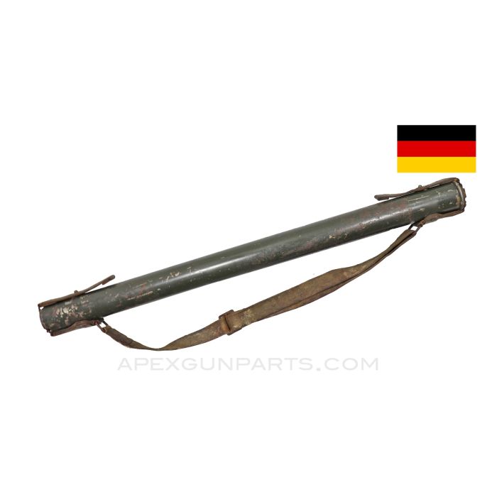 MG-13 Single Barrel Carrier with Leather and Cap *Good*