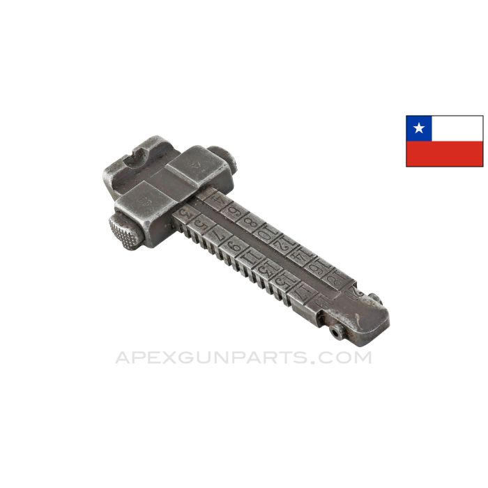 Chilean M1912 Mauser Rear Sight, Steyr Manufactured *Good*