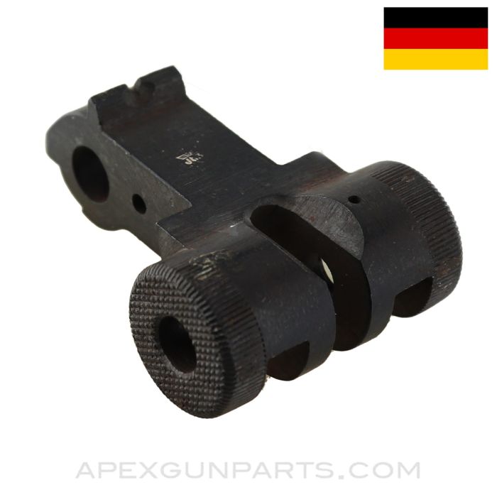 German Luger P-08 Rear Toggle Link, Depot Replacement Parts, Waffen Marked *Good*