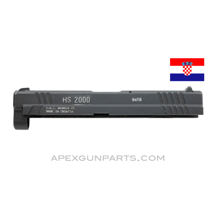 Springfield HS2000 Pistol Slide, 9x19, Complete, NO Barrel, *Very Good* 