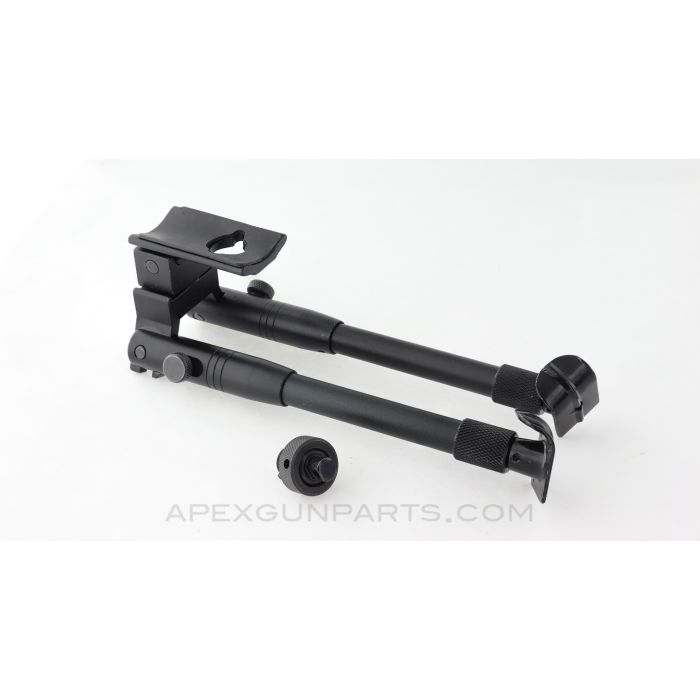 Commercial Rifle Bipod, w/ Mounting Stud, Adjustable, Chinese *NEW*