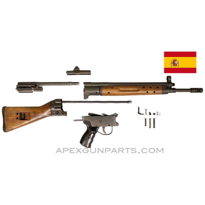 CETME Model C Rifle Parts Kit, 17.5" Barrel, Wood Furniture, 7.62 NATO / .308 *Very Good* 