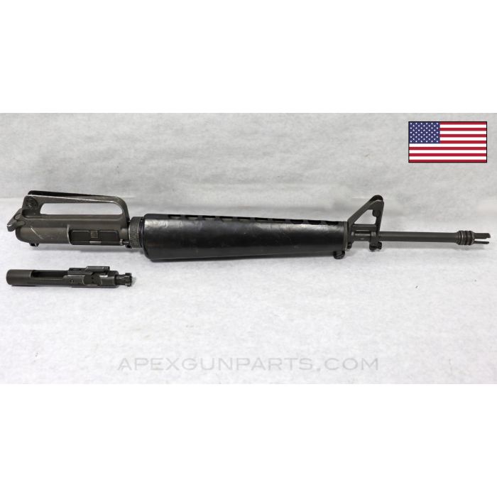 Colt 604 Upper Assembly, 20" Barrel, "Duckbill" Flash Hider, Bolt Assembly, Charging Handle, Grey Finish, 5.56X45 NATO *Good* 