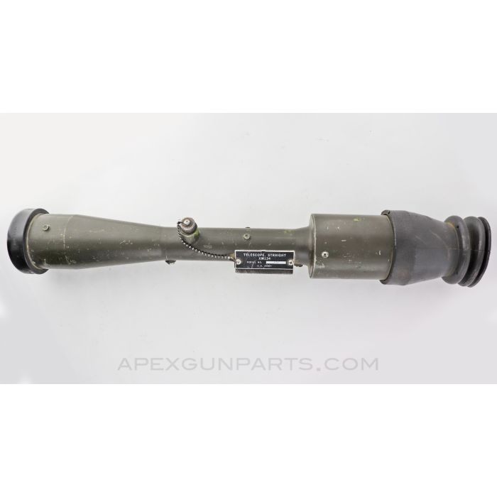 XM134 Telescope, Straight, for 20mm Cannon, USGI *Good* 