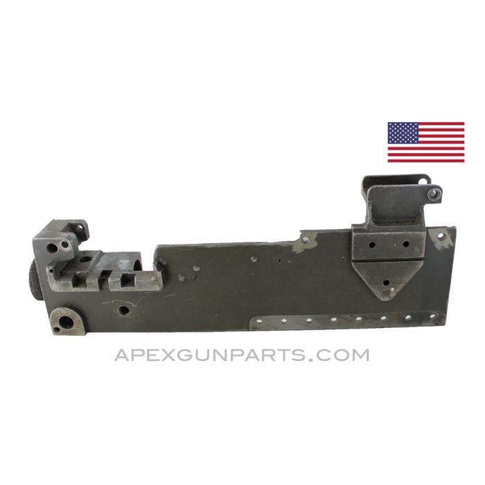 Browning 1919 Left Hand Side Plate (LHSP) w/Trunnion, Pawl Bracket & Rear Sight Base, 30-06 *Good* 