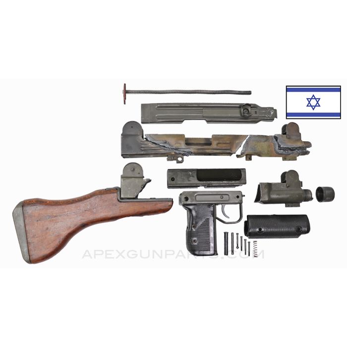 UZI Parts Kit, Fixed Stock, w/ Front Trunnion, No Sling Swivel *Good*
