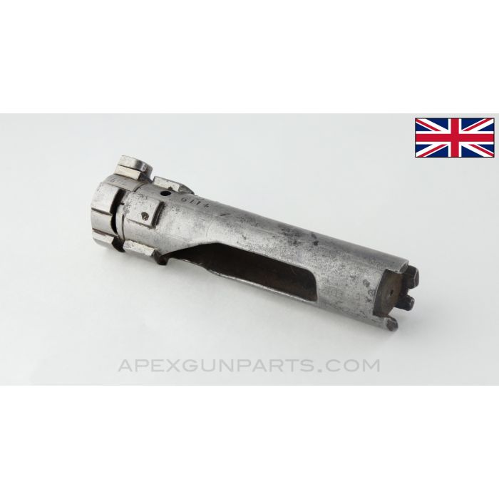 Lewis Gun Bolt Body with Operating Stud, Stripped, Matching, .303 British, *Good*