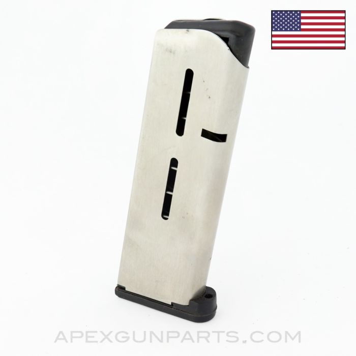 Wilson Combat Magazine, 7rd, Wilson-Rogers, Low Profile Floorplate, Stainless, 45 ACP *Very Good*