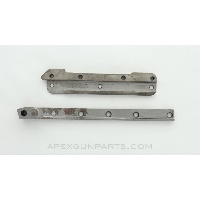 MAG58/M240 Left Bolt Guide Rail Set, Sand Blasted & Rusty, *Good*