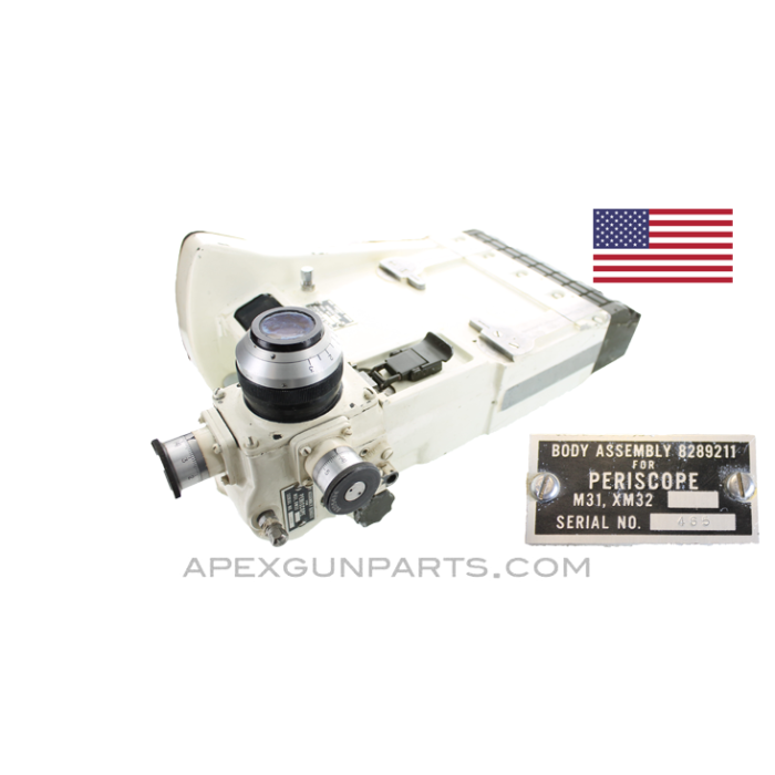 US Periscope Head Assembly M29 & M31, w/ M31 Body Assembly, Fits M60 & M60A1 Tanks, *Very Good*
