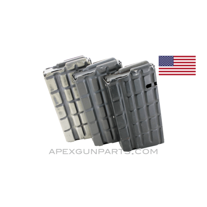 1950's AR-10 Waffle Magazine, 20rd, 7.62x51, Aluminium, Armalite Industries, *Good*