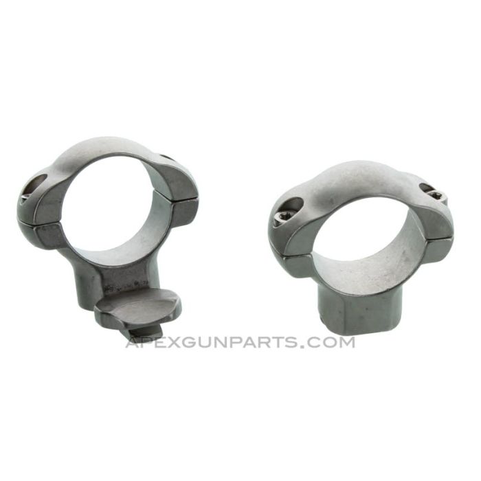 Redfield 1" Split Ring Scope Rings, High Profile Extended Front, *NOS*