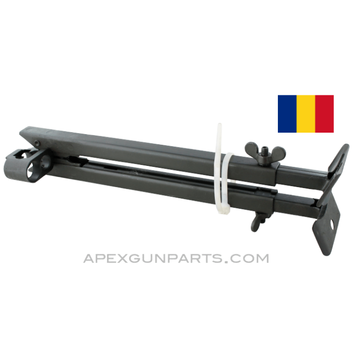 Romanian RPK Adjustable Bipod, No Retainer Clip *Excellent*