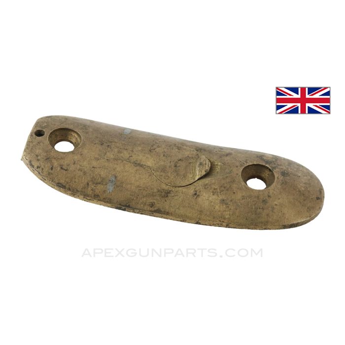 Enfield #1 Buttplate, Brass, w Trap Door *Good*