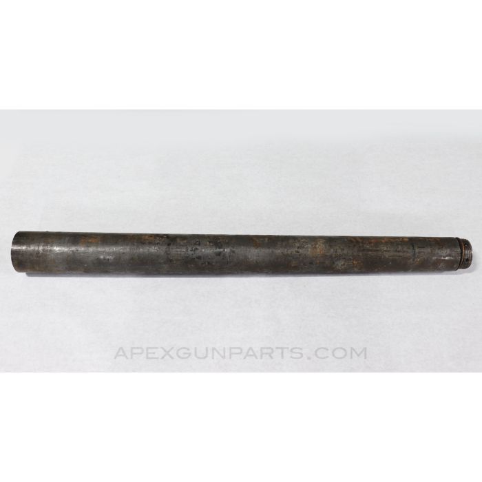 40mm Bofors Saw Cut Barrel Section, Muzzle End Threaded, 38" Long