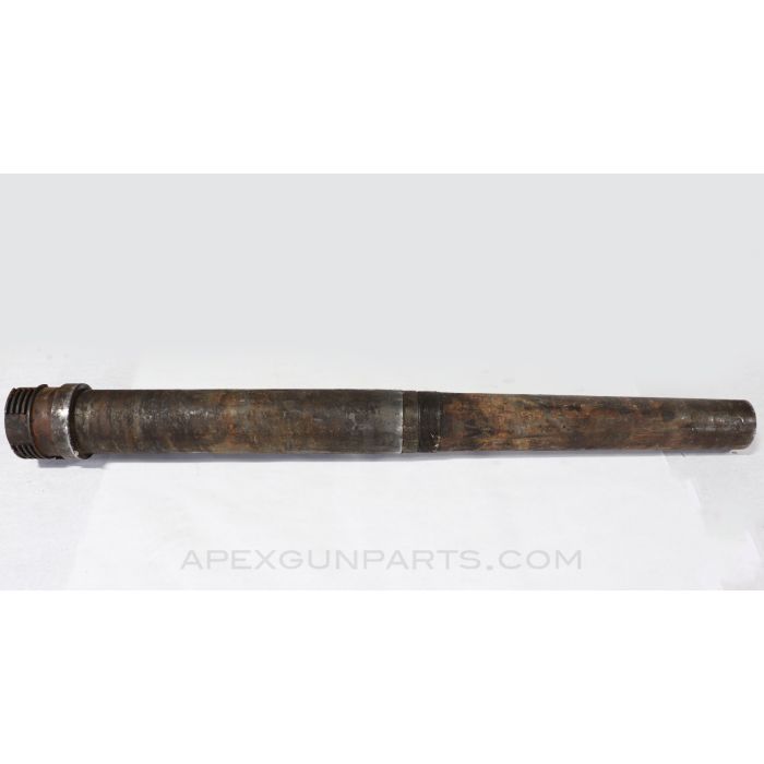 40mm Bofors Saw Cut Barrel Section, Breech End w/some Attaching Threads, 50" Long