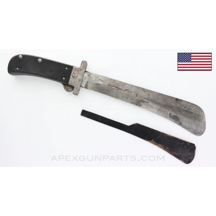 USAAF Folding Machete, Camillus, w/ Blade Protector *Good* 