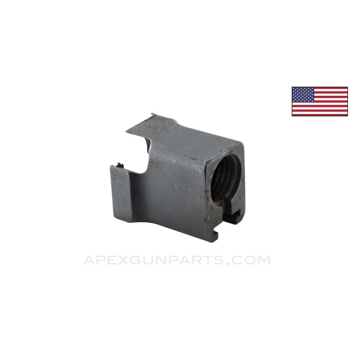 M1 / M1A1 Thompson Saw Cut Front Receiver Section, Threaded for Barrel *Good* 