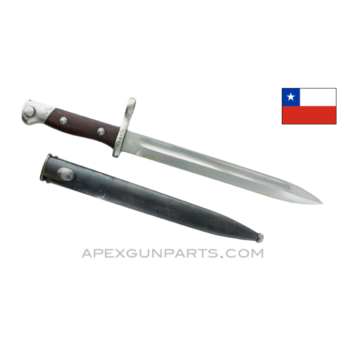 Chilean M1895 Mauser Bayonet and Scabbard *Very Good* 