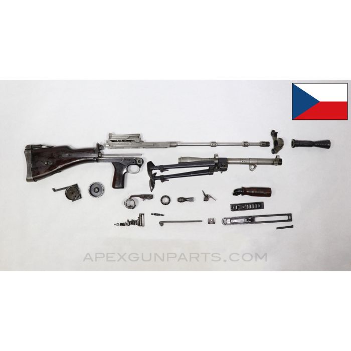 ZB30J Parts Kit, No Demilled Pieces or Trigger, w/ Bipod, Wood Buttstock, 7.92x57 *Very Good*