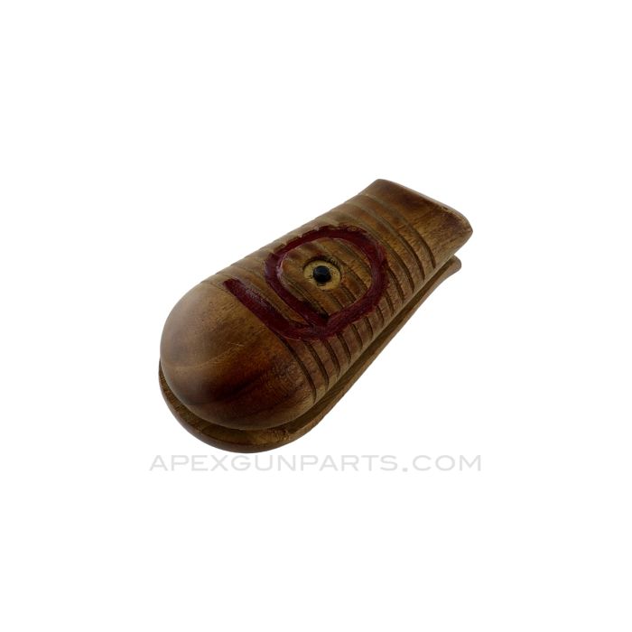 Mauser C96 "Broomhandle" Pistol Grips, Red 9, 1930, 11 Grip Lines, Wood *NEW Production*