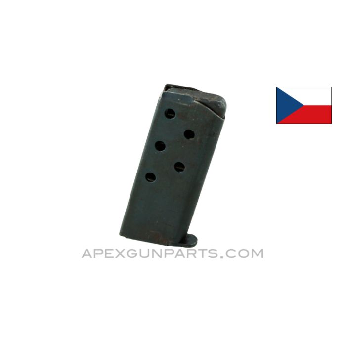 CZ DUO Dusek Pistol Magazine, 6rd, .25 ACP *Good*