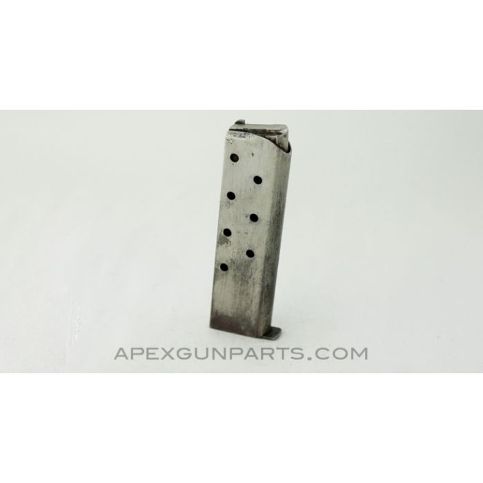 Pistol Magazine, w/ Heel Release, Unknown, 3-15/16" Body *Good* Sold *As Is*