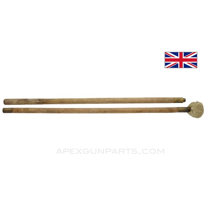 LEWIS Gun Cleaning Rod and Mop *Good*