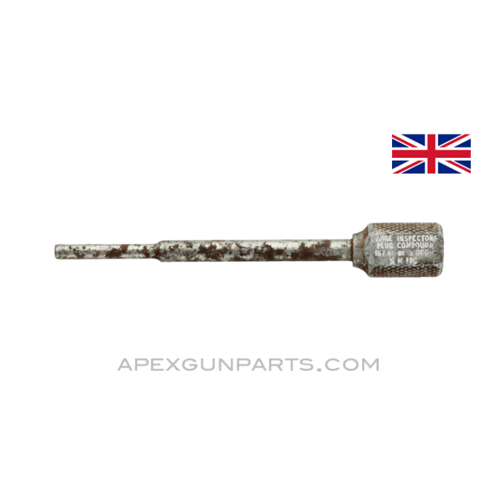 British Armorer's Gauge Plug, .167", SM176, *Good* 