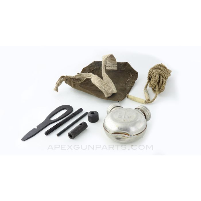 Mosin Cleaning Set, with Oil Bottle Pull Through and Pouch *Excellent*